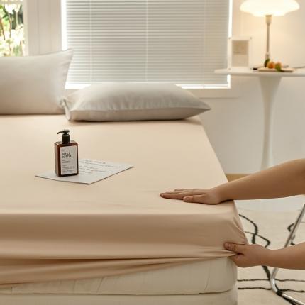 新款纯色单床笠 仙草玉粉