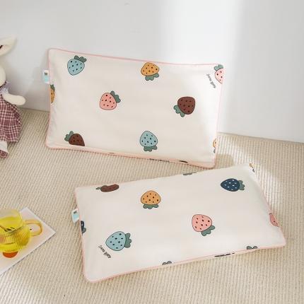 91家纺网 家纺一手货源 找家纺 A类60支儿童枕套全棉贡缎小孩枕套一只幼儿园宝宝纯棉枕头套