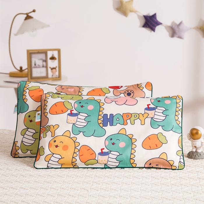 91家纺网 家纺一手货源 找家纺 A类60支儿童枕套全棉贡缎小孩枕套一只幼儿园宝宝纯棉枕头套