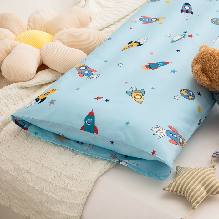 91家纺网 家纺一手货源 找家纺 良佐生活 2022新款A类60支全棉贡缎长枕套火箭