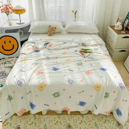 寐居 2022新款针织棉夏被子被芯春秋被冬被空调被夏凉被 缤纷笑脸