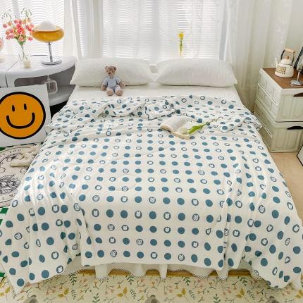 寐居 2022新款针织棉夏被子被芯春秋被冬被空调被夏凉被 波点兔兔