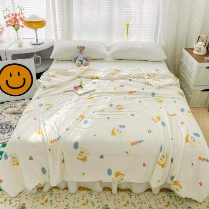 寐居 新款针织棉夏被子被芯春秋被冬被空调被夏凉被 萌小鸭