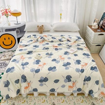 寐居 2022新款针织棉夏被子被芯春秋被冬被空调被夏凉被 乡间小鹿