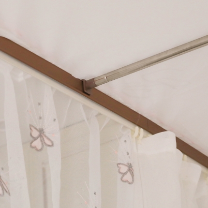 91家纺网 家纺一手货源 找家纺 （总）海虹蚊帐 新款8869可升降导轨铝合金加密绣花防尘蚊帐