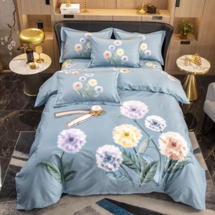 91家纺网 家纺一手货源 找家纺 （总）雲归梦 2022新款全棉大版四件套 花卉花型