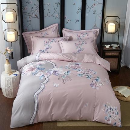 雲归梦 2022新款全棉大版四件套 花卉花型 意韵东方