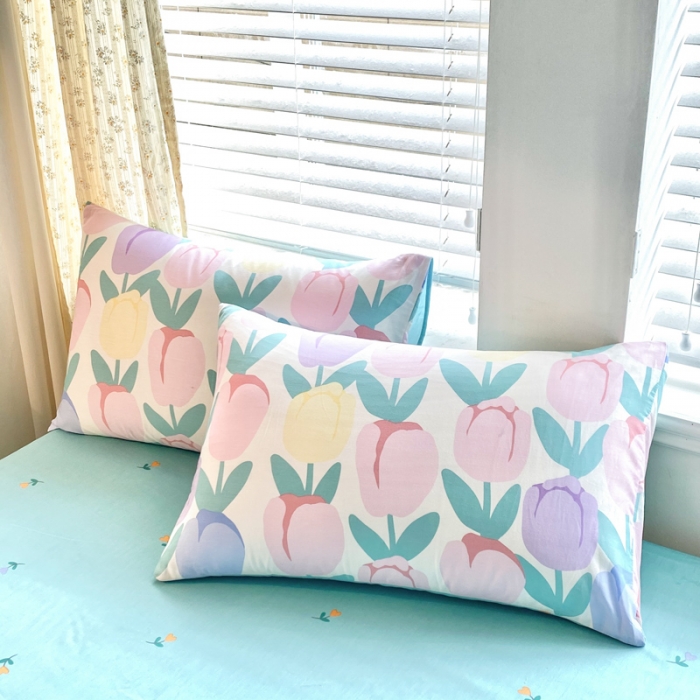 91家纺网 家纺一手货源 找家纺 凌鼎 2025新款40支13372全棉印花四件套 美朵