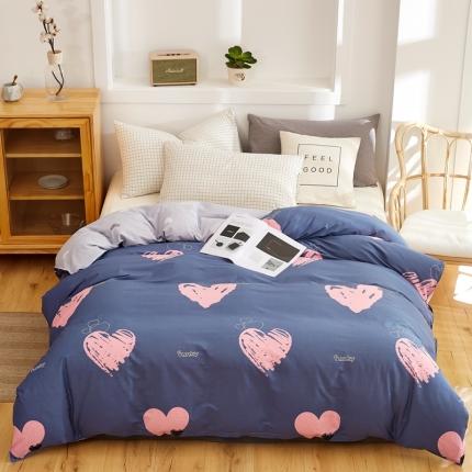 尚帛 2024新款全棉12868印花单品被套 爱LOVE