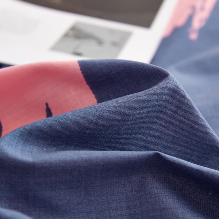 91家纺网 家纺一手货源 找家纺 尚帛 2024新款全棉12868印花单品被套 爱LOVE