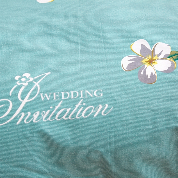 91家纺网 家纺一手货源 找家纺 尚帛 2024新款全棉12868印花单品被套 朝花西拾-兰