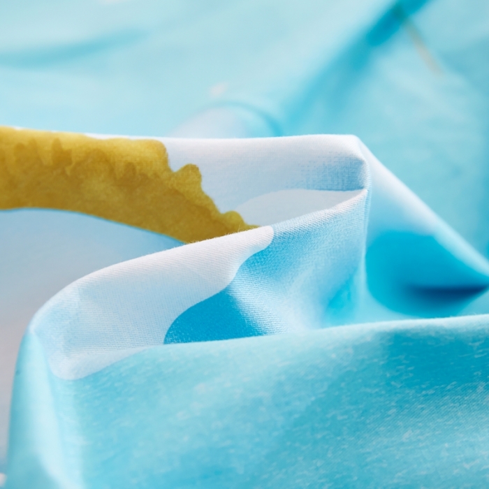 91家纺网 家纺一手货源 找家纺 尚帛 2024新款全棉12868印花单品被套 初爱-蓝