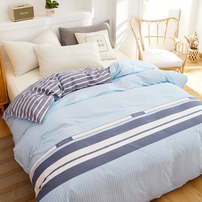 91家纺网 家纺一手货源 找家纺 尚帛 2024新款全棉12868印花单品被套 风尚之约