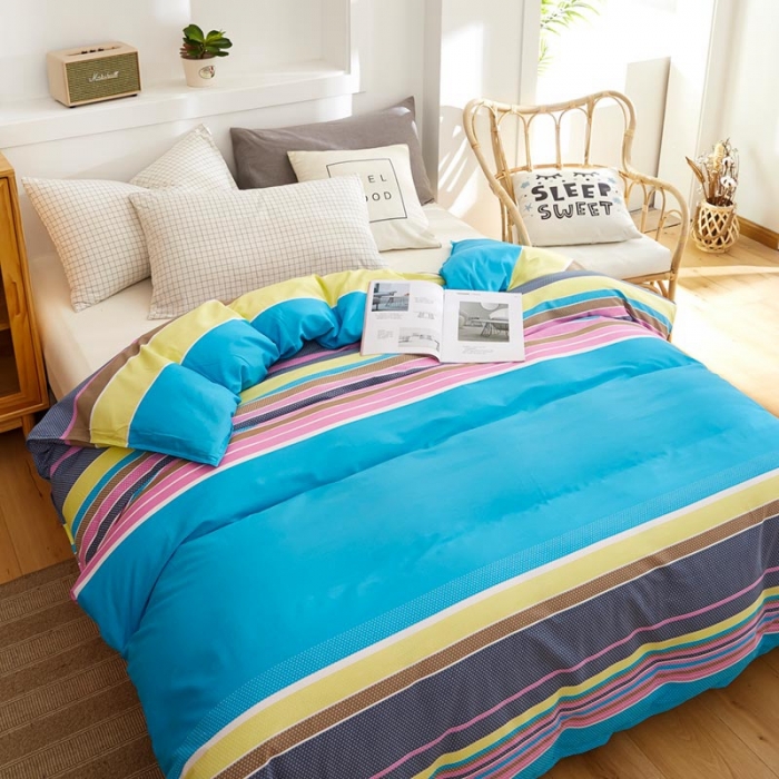 91家纺网 家纺一手货源 找家纺 尚帛 2024新款全棉12868印花单品被套 快乐空间