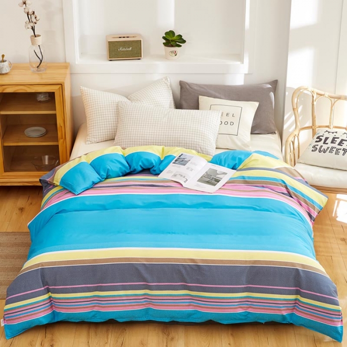 91家纺网 家纺一手货源 找家纺 尚帛 2024新款全棉12868印花单品被套 快乐空间