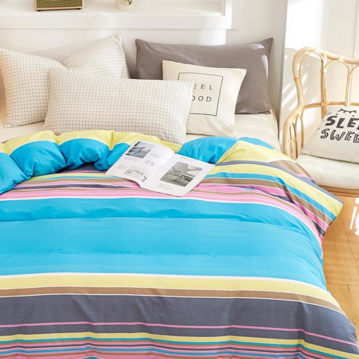 91家纺网 家纺一手货源 找家纺 尚帛 2024新款全棉12868印花单品被套 快乐空间