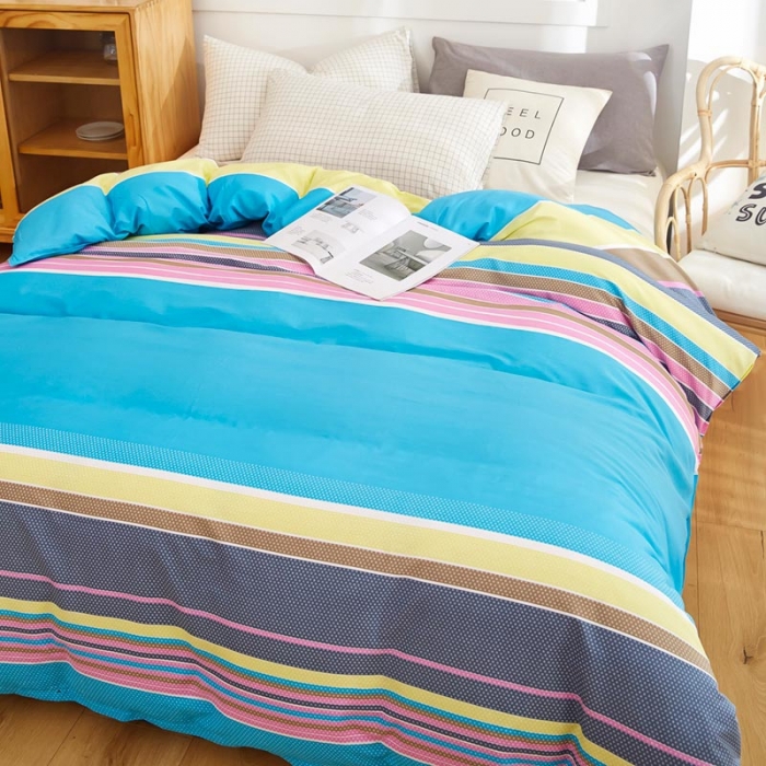 91家纺网 家纺一手货源 找家纺 尚帛 2024新款全棉12868印花单品被套 快乐空间