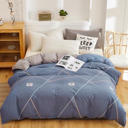 尚帛 2024新款全棉12868印花单品被套 韵律