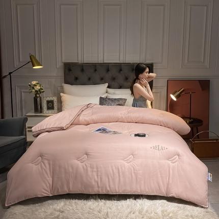 91家纺网 家纺一手货源 找家纺 （总）子由 2022新款德芙绒提花大豆四季被