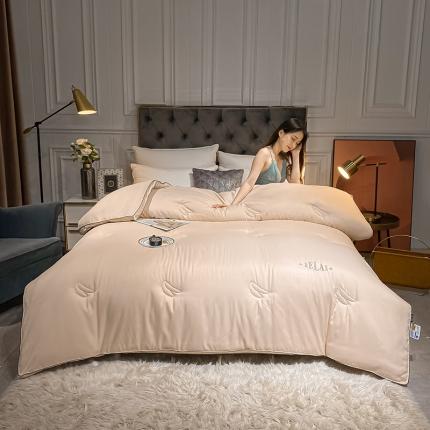 91家纺网 家纺一手货源 找家纺 （总）子由 2022新款德芙绒提花大豆四季被