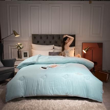 91家纺网 家纺一手货源 找家纺 （总）子由 2022新款德芙绒提花大豆四季被