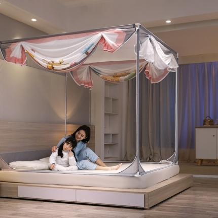 91家纺网 家纺一手货源 找家纺 (总）梦尔佳蚊帐2024新款大版卡通印花坐床蚊帐