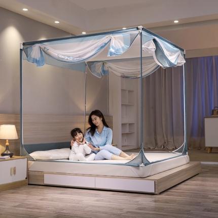 91家纺网 家纺一手货源 找家纺 (总）梦尔佳蚊帐2024新款大版卡通印花坐床蚊帐