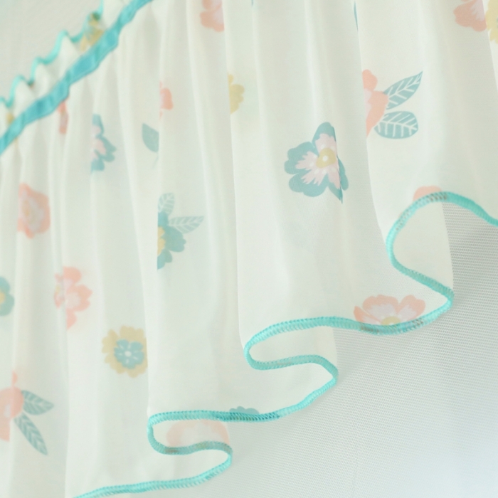 91家纺网 家纺一手货源 找家纺 梦尔佳蚊帐2022新款甜蜜花园外穿蚊帐 碧玉绿