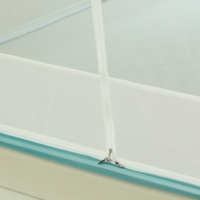 91家纺网 家纺一手货源 找家纺 梦尔佳蚊帐2022新款甜蜜花园外穿蚊帐 碧玉绿