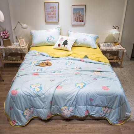 91家纺网 家纺一手货源 找家纺 （总）懒猫 2022新款针织棉夏被