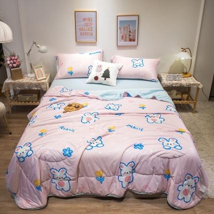 91家纺网 家纺一手货源 找家纺 （总）懒猫 2022新款针织棉夏被