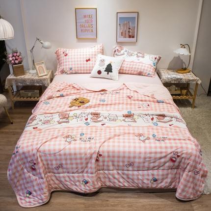 91家纺网 家纺一手货源 找家纺 （总）懒猫 2022新款针织棉夏被