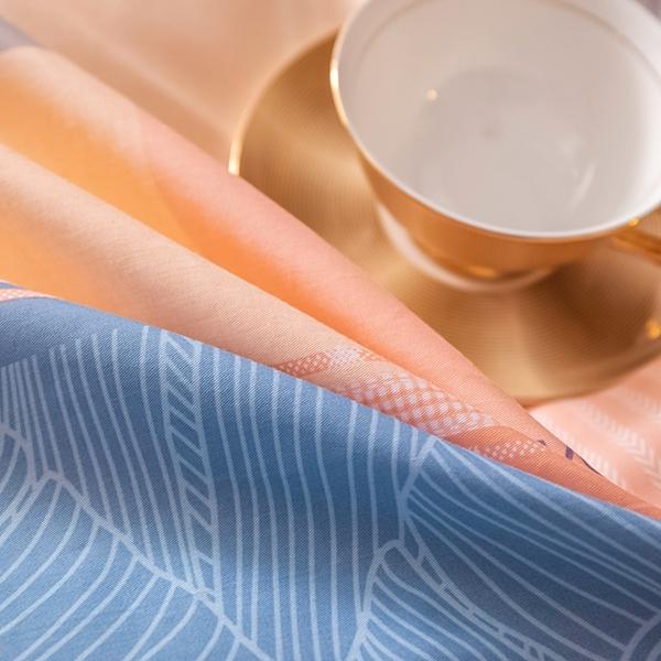 91家纺网 家纺一手货源 找家纺 雲归梦 2022新款全棉大版四件套 格子花型 瑞丽-粉