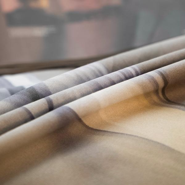 91家纺网 家纺一手货源 找家纺 雲归梦 2022新款全棉大版四件套 格子花型 生活情调