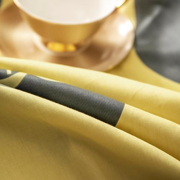 91家纺网 家纺一手货源 找家纺 雲归梦 2022新款全棉大版四件套 格子花型 极简