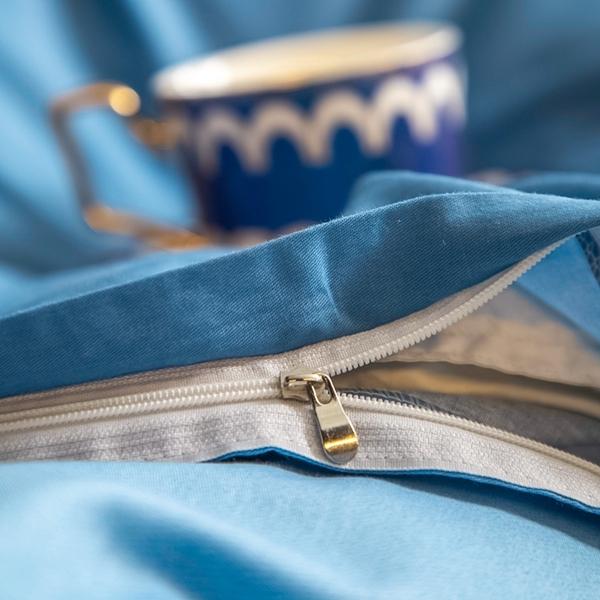 91家纺网 家纺一手货源 找家纺 雲归梦 2022新款全棉大版四件套 格子花型 兰卡斯-兰