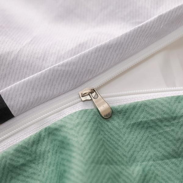 91家纺网 家纺一手货源 找家纺 雲归梦 2022新款全棉大版四件套 格子花型 格斯特-黄