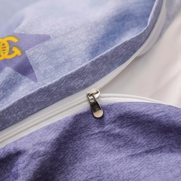 91家纺网 家纺一手货源 找家纺 雲归梦 2022新款全棉大版四件套 格子花型 航海日记