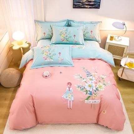 91家纺网 家纺一手货源 找家纺 （总）雲归梦 2022新款全棉大版四件套 卡通花型