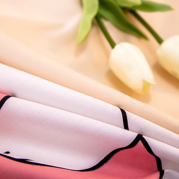 91家纺网 家纺一手货源 找家纺 雲归梦 2022新款全棉大版四件套 卡通花型 甜蜜兔-桔