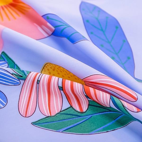 91家纺网 家纺一手货源 找家纺 雲归梦 2022新款全棉大版四件套 卡通花型 甜心少女