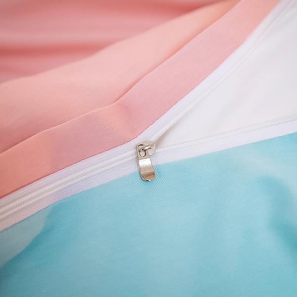 91家纺网 家纺一手货源 找家纺 雲归梦 2022新款全棉大版四件套 卡通花型 七色梦-粉