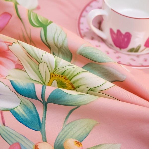 91家纺网 家纺一手货源 找家纺 雲归梦 2022新款全棉大版四件套 卡通花型 七色梦-粉