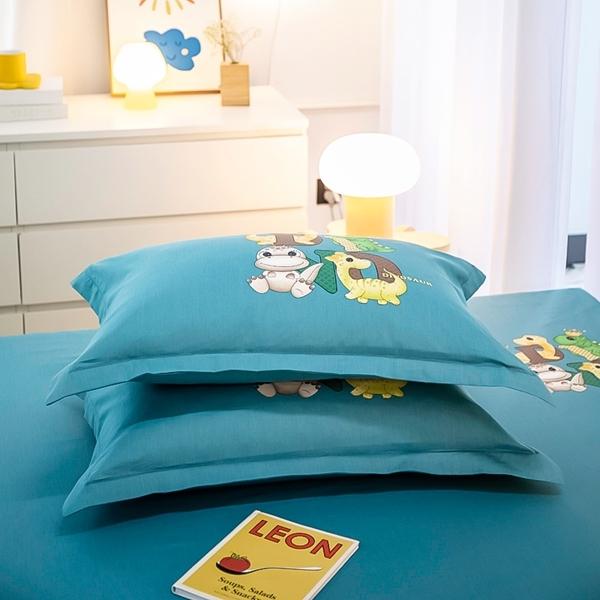 91家纺网 家纺一手货源 找家纺 雲归梦 2022新款全棉大版四件套 卡通花型 神奇宝贝-黄