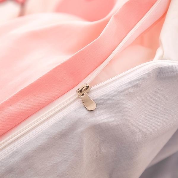 91家纺网 家纺一手货源 找家纺 雲归梦 2022新款全棉大版四件套 卡通花型 可爱多粉