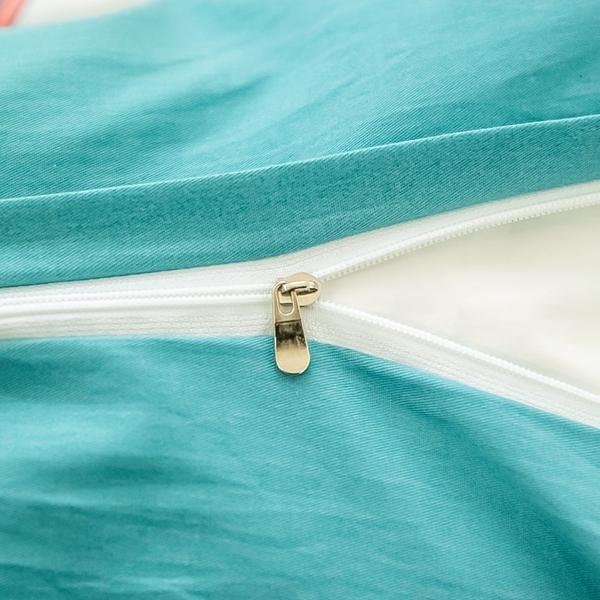 91家纺网 家纺一手货源 找家纺 雲归梦 2022新款全棉大版四件套 卡通花型 两小无猜-绿