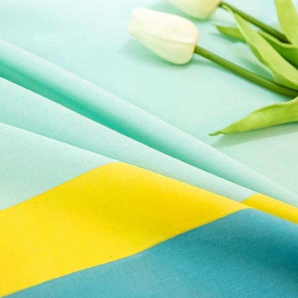 91家纺网 家纺一手货源 找家纺 雲归梦 2022新款全棉大版四件套 卡通花型 两小无猜-绿