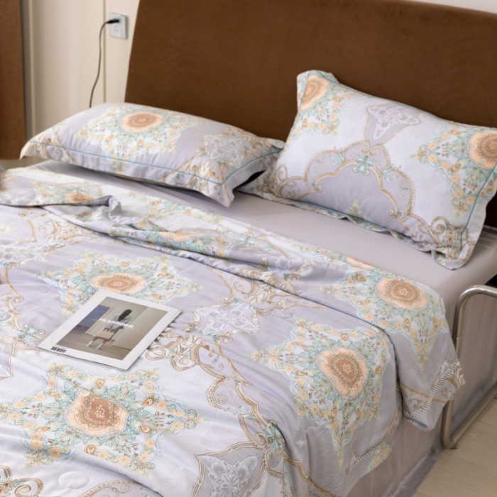 91家纺网 家纺一手货源 找家纺 棉生活家纺 2022新款莫代尔天丝夏被爱德堡