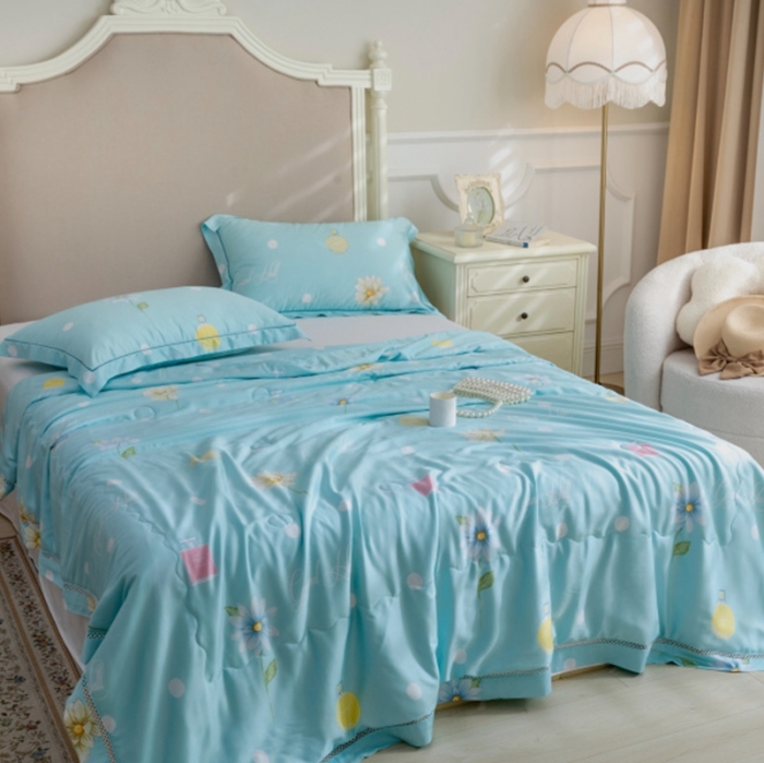 91家纺网 家纺一手货源 找家纺 棉生活家纺 2022新款莫代尔天丝夏被爱的味道