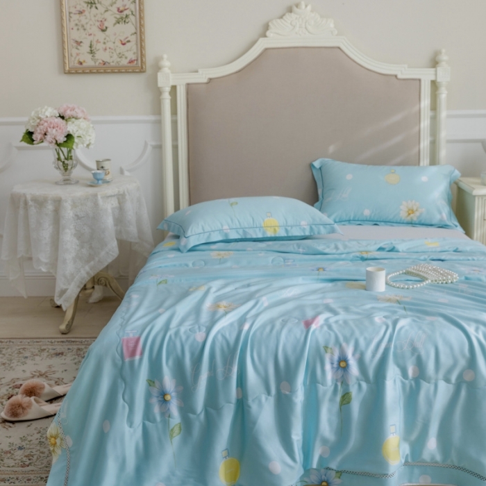 91家纺网 家纺一手货源 找家纺 棉生活家纺 2022新款莫代尔天丝夏被爱的味道